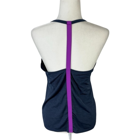 Athleta Blue Sleeveless Relaxed Tank Top Size M - Picture 4 of 6